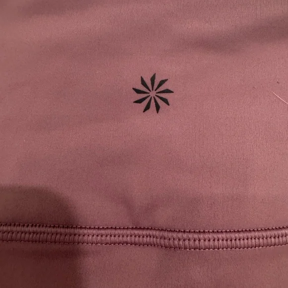 Athleta Ultimate Stash 7/8 Leggings Mauve Purple Size Small - Picture 3 of 4